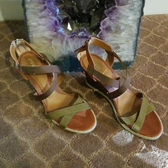 Fendi Shoes - 💚AUTHENTIC FENDI WEDGES💚